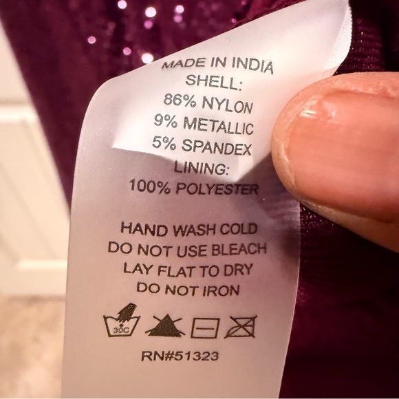 Vince Camuto Sparkling Purple Mini Dress - Picture 5 of 8